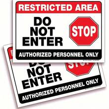 2D Vintage No Entry Warning Wooden Sign, Suitable For Yard Wall Decor, Fence, Garage, Indoor Wall Decoration, Great Gift/No Electricity Required - TM43 - View 8