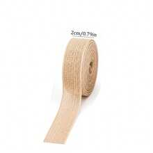 1 Gulungan/3 Gulungan Pita Kain Jute Alami Gaya Pedesaan 1cm/2cm/4cm, Anyaman Linen Kasar, Pita untuk Kemasan Hadiah Natal, Hiasan DIY Buatan Tangan untuk Pernikahan, Rumah, dan Dekorasi Gaya Rumah Pertanian - Beraneka warna - View 12