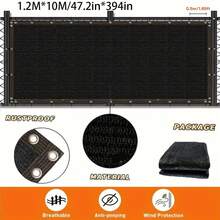 1pc Outdoor Wall-Mounted Privacy Screen, Garden Windproof Sunshade & Light Blocking Fence, Garden Decor - 1 Outdoor Barrier - View 32