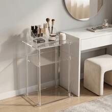 Transparent Extra-Large Cosmetic Organizer - Multi-Functional Acrylic Makeup/Beauty Storage Display Rack - Light Luxury Multi-Purpose Storage Stand | Visible Makeup Storage Rack | Suitable For Home/Office/Dressing Room Display - Cosmetic Organizer - View 6