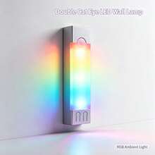 1pc USB-C Rechargeable RGB Motion Sensor Night Light, Wireless Ultra-Thin Wall Lamp, Color-Changing Ambient Light, Suitable For Bedroom, Hallway, Stairs, Closet, Home Decor - Multicolor - View 9