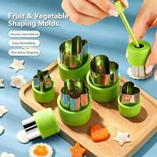 8 buah Cetakan Buah, Cetakan Kue Buah dan Sayuran Berbentuk Kupu-kupu, Cetakan Kue Stainless Steel, Alat Dapur Kreatif, Cocok untuk Kotak Bekal, Pesta Ulang Tahun, Natal dan Halloween, Perlengkapan Dapur - MultiWarna - View 9