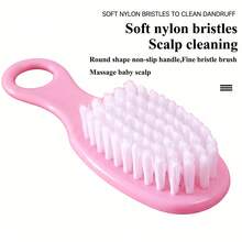 6pcs Pink Newborn Nail And Hair Daily Care Set Including Beauty Brush Comb Nail Set For Home Use - Pink - View 5