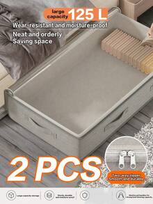 1pc Foldable Underbed Storage Bag, Multi-Functional, Can Be Used To Store Blankets, Skirts, Quilts, Pillows, Clothes, Etc., Space-Saving, Suitable For Labor Day Promotion, Underbed Storage, Storage Bag, Clothing Storage - Multicolor - View 17