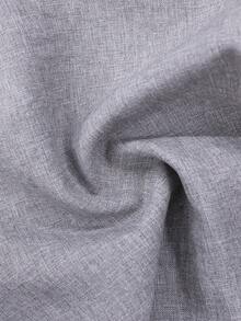 Men's Casual All-Polyester Plain Weave Chameleon High-Durability Shirt Set - Dusty Purple - View 11
