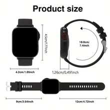 ZhiKexing 1.83 Inch Smart Watch, Compatible With IOS And Android Phones, (Answer/Make Calls), Multiple Sports Modes/Massive Watch Faces/Built-In Games/AI Voice Control/Unisex Sports Watch - View 6