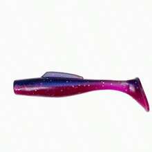 6 Floating T-Tail Soft Baits, TPR Paddle Tail Swimming Baits, Strong-Scent Fishing Soft Lures, Suitable For Freshwater And Saltwater, For Bass, Barracuda, And Trout Fishing - Multicolor - View 9