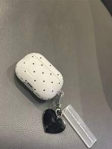 Niche Black Polka Dot Protective Case For Pods Pro 1st 2nd 3rd 4th Generation Bluetooth Earphones - White - View 4