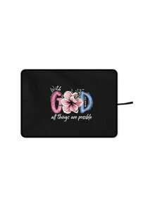 2D Flat Colorful Trunk Mat, Fun Cat, God Floral Text Print, Cushion Cloth For Folding Car Trunk, Waterproof And Dirt Resistant Car Trunk Mat, Interior Protection Trunk Mat Specially Designed For Vehicles, Durable, For Driver, Multi-Function Pad, Ideal Housewarming Gift Or Car Accessory For Loved Ones - A - View 12