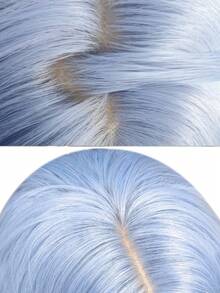 alicegarden 28 Inch Long Synthetic Wig, Natural Wavy Style, Stunning Blue. Middle Part Design, This Wig Piece Is Perfect For Women's Daily, Party And Cosplay Use, Providing A Natural And Durable Wig Gift. - Blue - View 5
