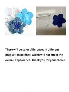 2/1pc Rhinestone Embellished Double Layer Five-Petal Flower Applique, Handmade Sew-On DIY Clothing Trim Accessory, Suitable For Shoes, Hats, Bags, Hair Accessories - Multicolor - View 11
