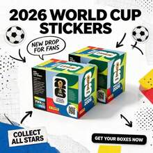 Panini Official 2026 FIFA World Cup Collectible Stickers, Single Pack/Sealed Big Box Football Sticker Set, Album Collection Supplies, Fan Gift, Suitable For Football Watching Party And Sticker Exchange - Multicolor - View 4