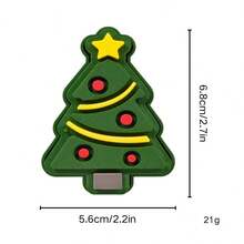 1Pc Christmas Tree Keychain, Cute Bag Charm Backpack Hanging Ornament, Xmas Party Favors Holiday Decor Gift For Men Women Kids - Multicolor - View 5