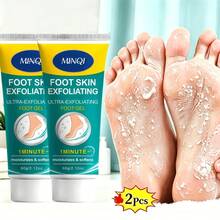 2pcs Body& Foot Skin Softening,Exfoliating Brightening Gel, Alcohol-Free Formula, Deep Cleansing,Smooths And Brightens,Gentle Exfoliation For Face, Hands, Feet And Body, Suitable For All Skin Types, Daily Skincare - 2pc - View 9
