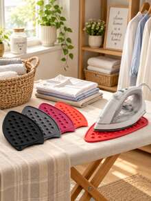 1pc Heat-Resistant Multi-Function Silicone Ironing Pad, Thickened Anti-Scald Design, Suitable For Ironing Board, Silicone Ironing Pad/Heat-Resistant Pad/Ironing Board Iron Placement Pad, High Temperature Resistant, Anti-Scald Tray - Multiple Styles - View 4