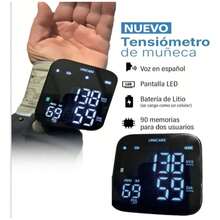 Baumanómetro Digital de Muñeca con Pantalla LED y Cargador USB - A - Ver 5