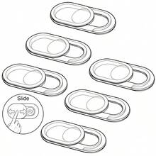 6pcs Mobile Phone Computer Lens Cover Camera Protection Cover Anti-Peeping Metal Cover Webcam Cover Privacy Cover,Camera Protection Cover For Mobile Phones, Computers, Camera Lenses, Anti Peeping Protection Cover For Mobile Phones - View 4