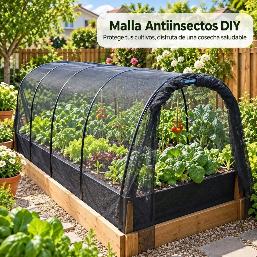 3x4 Meter Black Shade Net For Garden And Outdoor, Multipurpose Protection Net For Plants And Gazebos, Breathable Plastic Mesh Fabric For DIY - A - View 1