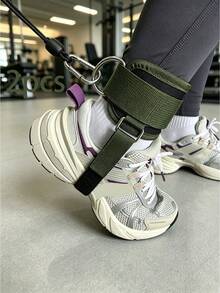 1 Pair Unisex Cable Training Ankle Straps, Adjustable Gym Cable Ankle Straps For Glute Kickbacks, Hip Training, Leg Extensions, Leg Curls, Hip Machine Training, Cable Machine Ankle Accessories - Multicolor - View 13