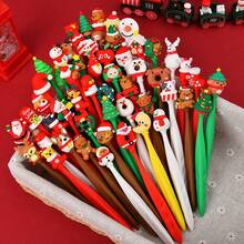 2pcs/4pcs/Set - (Random Pattern) Christmas Series 3D Erasers, Pen Control Posture Student Erasers, Santa Claus, Snowman, Reindeer Patterns, Student Stationery, Learning Supplies, Christmas Small Gifts, Small Gifts, Christmas - Multicolor - View 1