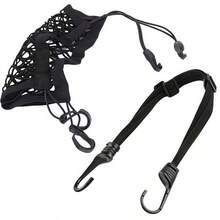 2pcs Car Helmet Holder + Anti-Slip Mesh Bag, Universal For Motorcycle And Car, Expandable Adjustable Storage Combination - A - View 11