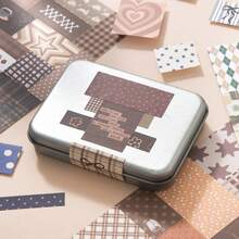 Korean Style Sticker Notebook Cotton Fabric Journaling Material Book Creative Decorative Scrapbook Collage Sticker Book - 1 Set - View 8