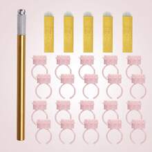 ATOMUS 1 Set PCD 14-Pin Tattoo Needle Blade, Magic Stick, Pink Pigment Cup, Tattoo Ink Palette, Eyelash Glue Holder, Manual Pen, Semi-Permanent Makeup Tools - Multicolor - View 7