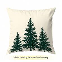 4pcs/1pc Christmas Plaid Christmas Tree Pattern Pillow Case Without Insert, Single-Sided Printed Pillow Case, Suitable For Living Room Bedroom Home Decor, All-Season Pillow Case - Multicolor - View 17