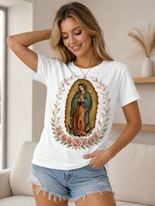 Women T-Shirts - White - View 6