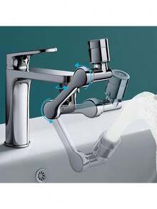 2pcs 1080° Rotating Faucet Mechanical Arm/Kitchen Bathroom Universal Anti-Splash Faucet Extender - Multicolor - View 2