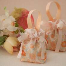 1/5/10pcs/Pack High Quality Gift Packaging Bags, Wedding, Christmas, Birthday Party Small Gift Bags, Drawstring Pouches - Multicolor - View 29