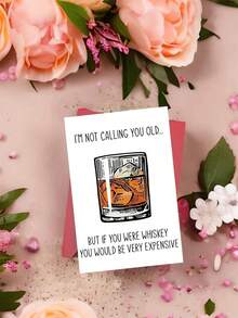 OBOVAY Whiskey Themed Humorous Birthday Greeting Card - Unique Not Calling You Old" Joke - For Friends, Significant Others, Family & Small Business - Versatile For Birthday, Anniversary, Prom, Good Luck, Thanks" - View 3
