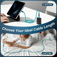 Sạc siêu nhanh 60W mới nhất, cáp dữ liệu giao tiếp USB-C sang Type-C, tương thích sạc nhanh cho iPhone 18/17/16/15 và các thiết bị khác - trái cam - Xem 7