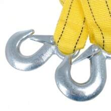 4M Heavy Duty 3 Ton Car Tow Cable Towing Pull-Rope Strap Hooks Van Road Recovery - A - View 5