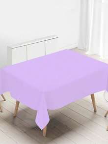 5 Packs 137x183cm Disposable Solid Color Tablecloth, Multi-Color PE Material Rectangular Tablecloth, Suitable For Weddings, Parties, Birthdays, Bridal Showers, Graduations, Baptisms, Banquets, Christmas Parties, Home Decoration And Other Occasions. - Multicolor - View 6
