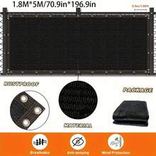 1pc Outdoor Wall-Mounted Privacy Screen, Garden Windproof Sunshade & Light Blocking Fence, Garden Decor - 1 Outdoor Barrier - View 17