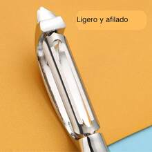 2 Pcs Stainless Steel Vegetable And Fruit Peeler - Black - View 4