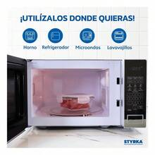 Juego de 12 Recipientes Herméticos de Vidrio con Tapa, 24 Piezas, Contenedores para Alimentos y Almacenamiento de Cocina - Ver 9