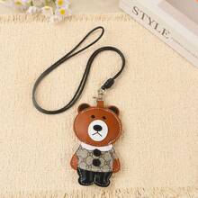 New PU Bear Bag Charm, Cute Personalized Creative Keychain, Korean INS Style Bag Pendant, DIY Accessory For Handbags And Backpacks - Multicolor - View 3