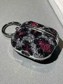 Luxury Bling Rhinestone Leopard Print Compatible With AirPods Pro, Wireless Bluetooth Earphone Case Compatible With Airpods Pro 1/2/3/4/5 Spring Gift Party - Multicolor - View 26