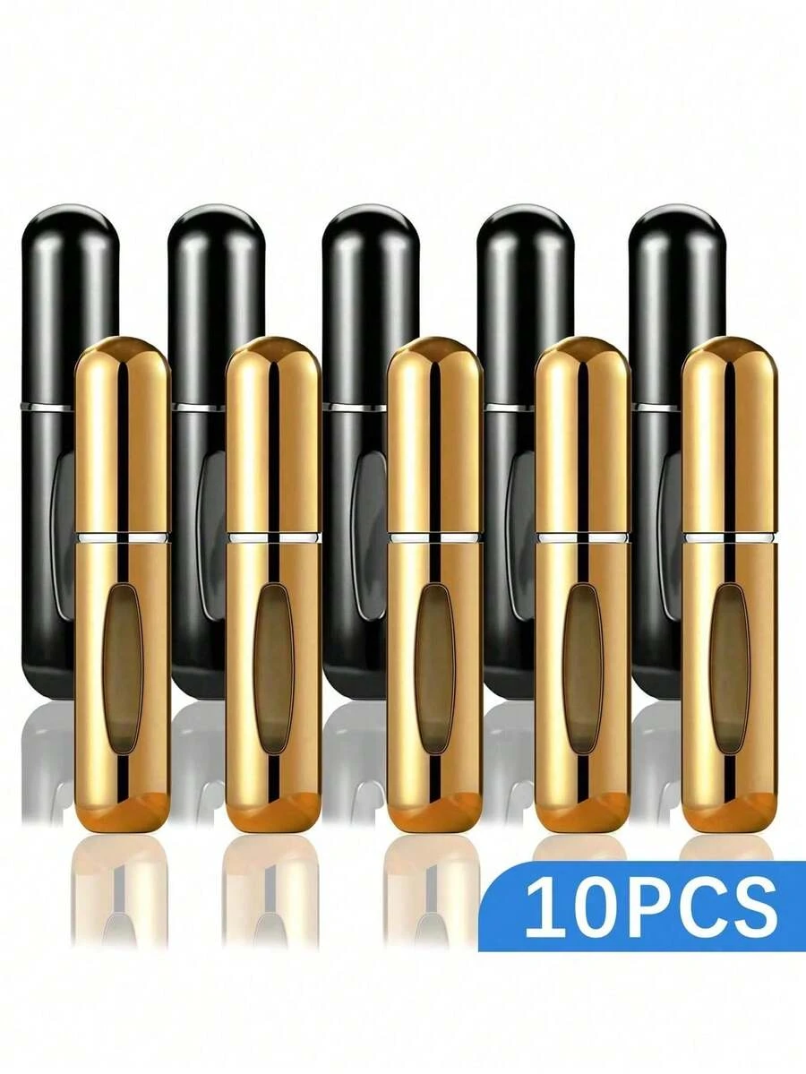 1/5/10pcs, 5ml Perfume Atomizer Empty Bottle, Portable Refillable Perfume Travel Bottle, Perfume Sprayer, Mini Perfume Sample Bottle,Random Color - Multicolor - View 1