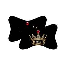 1pc/2pcs Car Headrest Pillow, Crown Print, Practical And Aesthetic, Made Of Polyester Fiber And Polypropylene Fiber, Car Neck Pillow, Car Interior Accessory, All-Season Bone-Shaped Pillow - Headrest - View 11