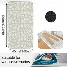 Alas Setrika Cetak Minimalis Mewah Ringan, Desain Gantung Portabel Genggam, Matras Setrika Khusus untuk Perjalanan Bisnis dan Penggunaan di Rumah - Krisan kecil - View 16