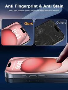 Navigator 3pcs [2026 New] 9H Tempered Glass Screen Protector, Compatible With IPhone18/18Pro/18Promax/17/17 Pro/17 Pro Max/17 Air/16/16 Plus/16 Pro/16 Pro Max/15/15 Pro Max/14/14 Plus/13/13 Mini/12/12 Mini/11 Pro Max/X/XS/XR, High Definition Transparent Anti-Scratch Bubble-Free - Clear - View 5