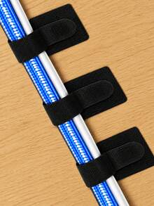 50pcs Nylon Self-Adhesive Cable Ties, Magic Tape, Easy Power Cord Organization, Flexible Multi-Purpose Home And Office Cable Straps, Wire Fixers - Easy Cable Management And Organization - Reusable Durable Cable Adhesive Rings, Suitable For Home And Office, Desktop Cable Rack, Cable Organizer, Self-Adhesive Cable Storage Tool, Cable Ties, Wall Cable Organizer, Computer Cable Clips, Network Cable Organizer, Christmas Decoration, Halloween Decoration, Outdoor Garden Decoration, Autumn Home Decor, Bedroom Decor, Kitchen Decor, Christmas Gift - Multicolor - View 3