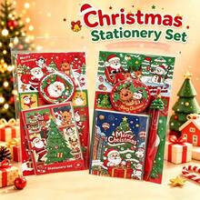 Set Alat Tulis 6 Buah Terlaris Natal yang Sangat Menarik, Hadiah Alat Tulis untuk Pelajar, Hadiah Kecil untuk Hadiah Belajar - MultiWarna - View 10