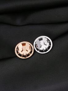 1/2/4pcs 25mm Women's Rhinestone Button Covers, Crystal Button Caps, Detachable Clip-On Button Covers, Crystal Decorative Buttons For Clothing, Lead Color, Suitable For Dresses, Suits, Formal Wear, Shirts - Multicolor - View 10