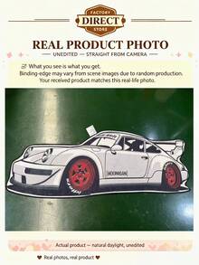 1pc Premium Racing Car Floor Mat, Polyester Fiber Rug, Black & White Design, Suitable For Bedroom, Living Room Decor, Bedroom Decor | Sports Style Room Decor | Durable Mat, Car Floor Mat, Bedroom Decor, Room Decor Bedroom, Room Decor, Small Rug - Multicolor - View 7