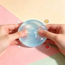 Transparent Pearlescent Soft Ball, Single Piece Fun Toy, Leisure Play Accessory For Kids And Adults, Easter Halloween Christmas Holiday Gift, Party Favor, Gift Bag Filler Toy - Multicolor - View 4
