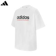 Áo thun ngắn tay casual Adidas 100% cotton, thoáng khí, mẫu mới mùa hè - màu đen - Xem 6